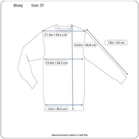 Bluey Unisex Kids Toddler Winter Sweatshirt Bluey Dog Themed - Picture 9 of 10